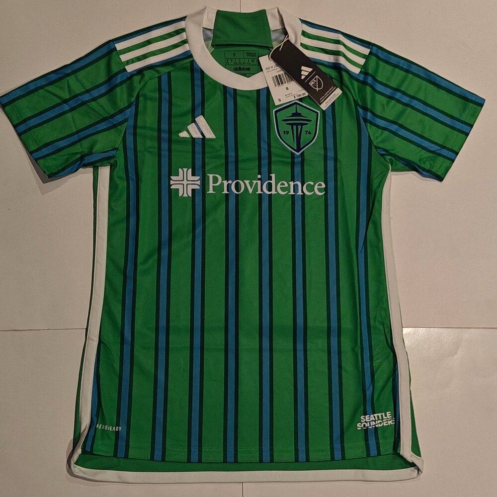 Women's Seattle Sounders 2024 Home Jersey Sizes S-XL Adidas IP5981 NWT Soccer